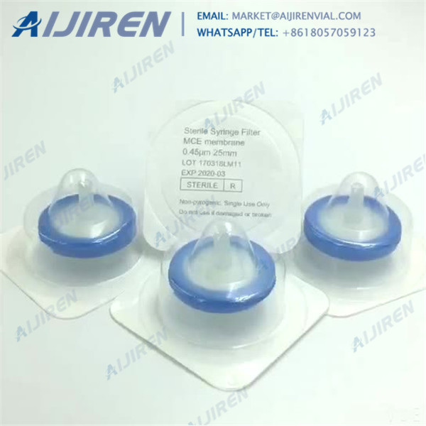 wheel filter pvdf mushroom syringe filter with luer lock